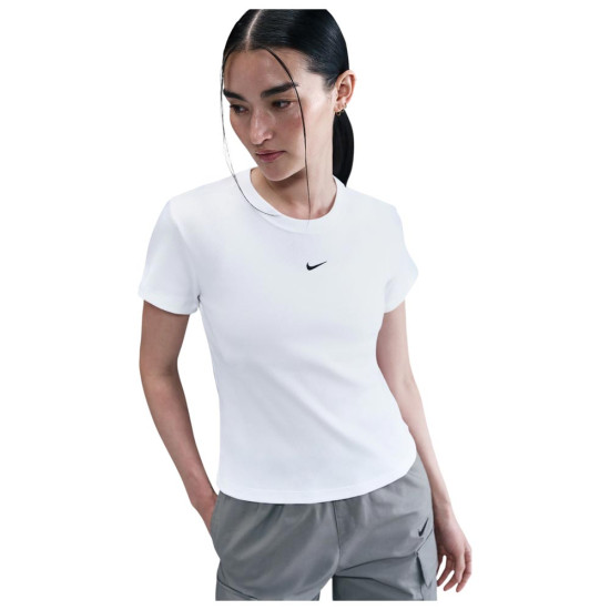 Nike Γυναικεία κοντομάνικη μπλούζα Sportswear Tight Ribbed Tee Nike Γυναικεία κοντομάνικη μπλούζα Sportswear Tight Ribbed Tee